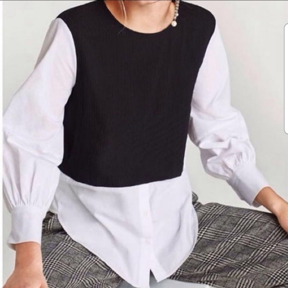 Zara Tops - Zara layered long sleeve top! Sz XL